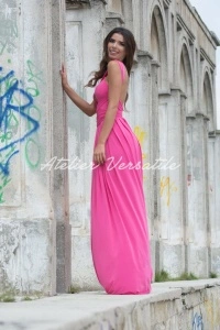 Rochie Versatila Pandora - Fuxia - Img 4