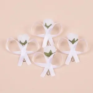 Cocarda Invitati - Alb