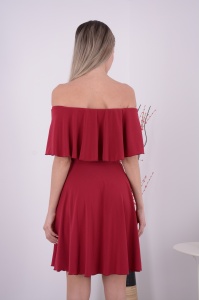 Rochie Eliza Scurta - Cranberry - Img 5