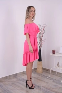 Rochie Scurta Bella Fuxia - Img 4