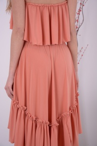 Rochie Scurta Bella Piersica - Img 4