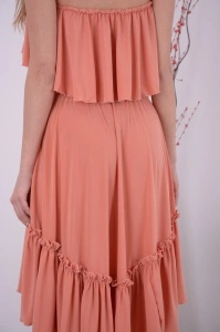Rochie Scurta Bella Piersica - Img 4