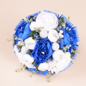 Buchet Bujori - Albastru