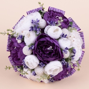 Buchet Bujori - Mov - Img 2