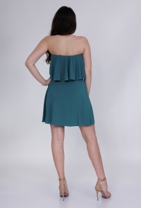 Rochie Eliza Scurta - Turcoaz - Img 3