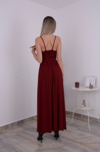 Rochie Lunga Julia - Bordo - Img 4