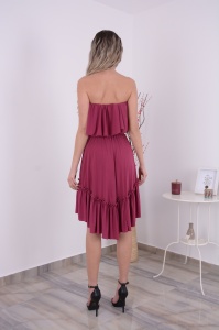 Rochie Scurta Bella Magenta - Img 4