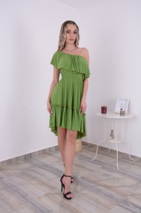 Rochie Scurta Bella Olive