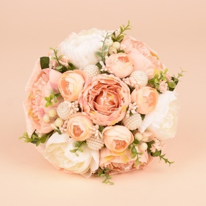 Buchet Bujori - Piersica - Img 2