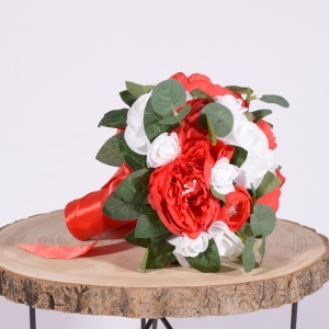 Buchet Bujori - Trandafiri - Rosu