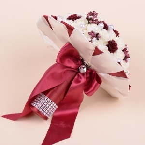 Buchet Trandafiri - Bordo