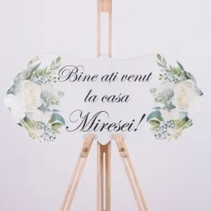 Placuta "Bine ati venit la casa Miresei"
