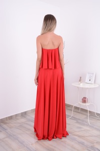 Rochie Eliza Glamour - Rosu - Img 4