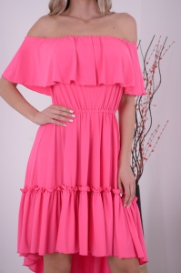 Rochie Scurta Bella Fuxia - Img 3