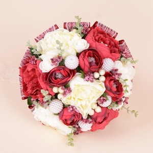 Buchet Bujori - Bordo - Img 2