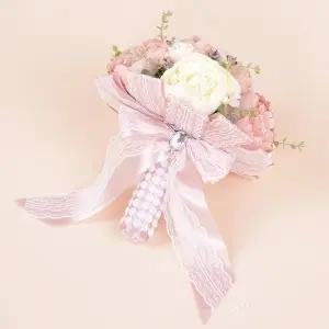 Buchet Bujori - Roz Prafuit - Img 2