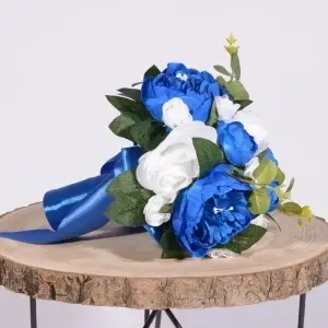 Buchet Bujori - Trandafiri - Albastru