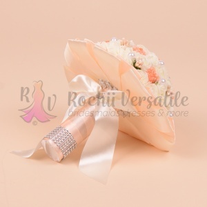 Buchet Trandafiri - Piersica - Img 4