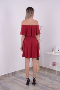 Rochie Eliza Scurta - Cranberry - Img 6