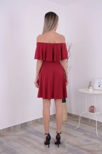 Rochie Eliza Scurta - Cranberry - Img 6