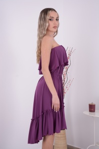 Rochie Scurta Bella Mov - Img 4