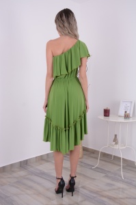 Rochie Scurta Bella Olive - Img 5