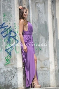 Rochie Versatila Pandora - Lila - Img 4