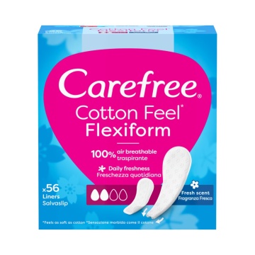 Absobante zilnice Carefree Panty Flexi Form, 56 bucati [4884/2675]