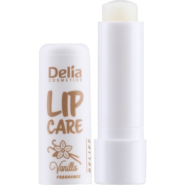 Balsam de buze cu aroma de vanilie Delia, 4,9 g [4019]