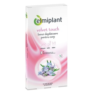 Benzi depilatoare pentru corp Velvet Elmiplant, x12 [3525]