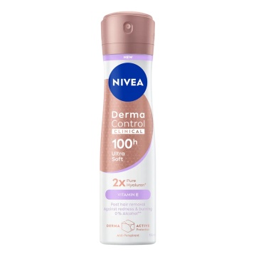 Deodorant spray pentru femei Nivea Derma Control Ultra Soft, 150 ml [0181]