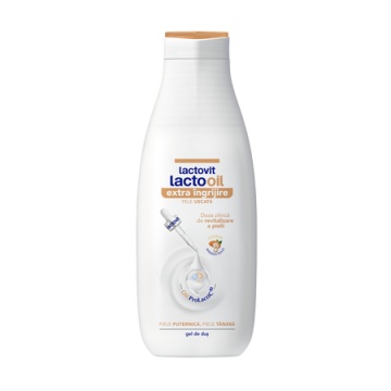 Gel de dus revitalizant Lactooil intensiv, 600 ml, Lactovit 1724