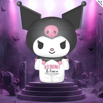 Gel de dus si sampon 2 in 1 Air-Val Kuromi 2D Figurina, 400 ml [5950] - Img 2