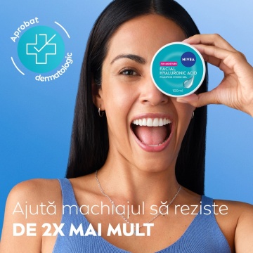 Gel hidratant NIVEA Facial cu Acid Hialuronic 100 ml [5796] - Img 2