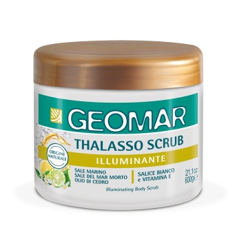 GEOMAR Scrub iluminator cu pudra de lamaie, 600g [2860]