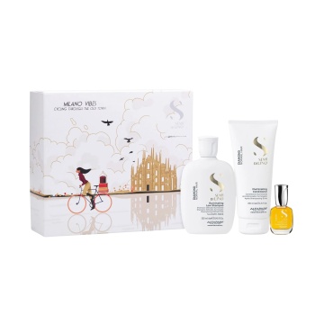 Kit sampon par Diamond + masca de par 200 ml + crstale lichide 15 ml Alfaparf Holiday [0655]