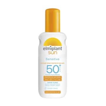 Loțiune spray sensitive Elmiplant Sun SPF50+, protecție ridicată, 200 ml [7693/2980]