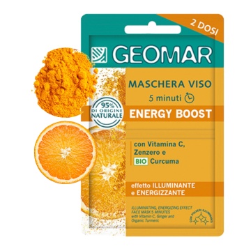 Mască pentru față Bio Energy Boost Vitamina C Geomar, 15 ml, 2 x 7,5 ml [3577] - Img 2