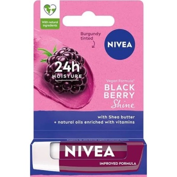 NIVEA Balsam de buze BLACKBERRY 4.8gr [3066]