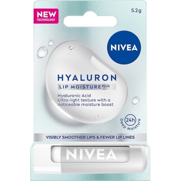 NIVEA Balsam de buze Hyaluron Moisture Plus 5.2gr [6602]