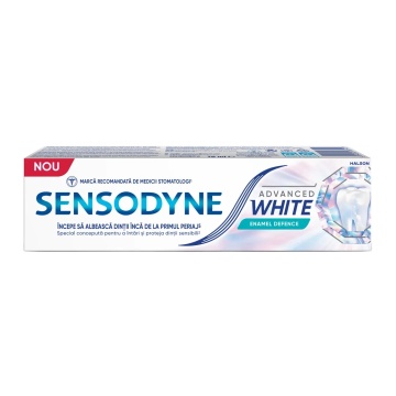 Pasta de dinti Sensodyne Advanced White Enamel Defence, 75 ml [7502]