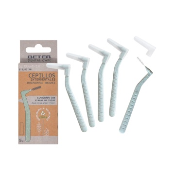 Periute de dinti interdentare Beter Vegan 0,5 mm, 5 bucati [10229]