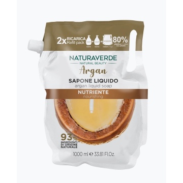 Rezerva Sapun lichid Natura Verde Argan Nutritiv, 1 l [3126]
