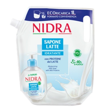 Rezerva sapun lichid Nidra cu Proteine Lapte, 1 l [1023]