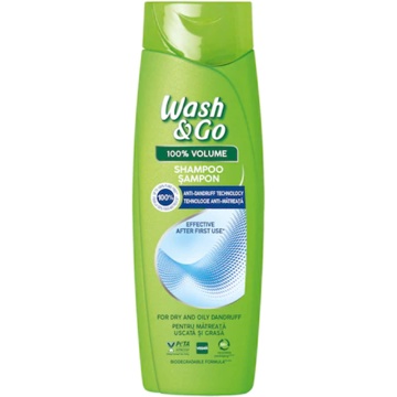 Sampon Wash&Go Anti-Dandruff, 360 ml [6753]