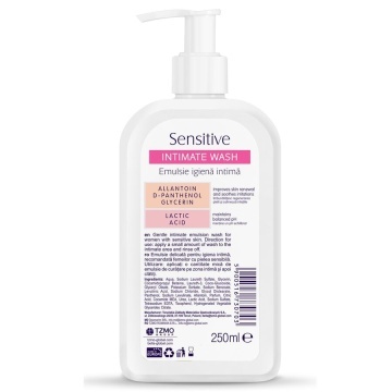 Săpun intim BELLA SENSITIVE cu pompiță 250ML [0703] - Img 2