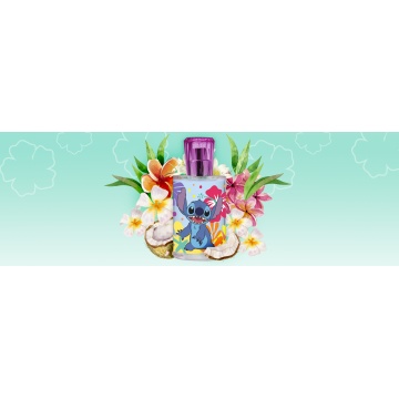 Set cadou Air-Val Stitch cu apa de toaleta 50 ml, gel de dus 100 ml si borseta copii [5790] - Img 3