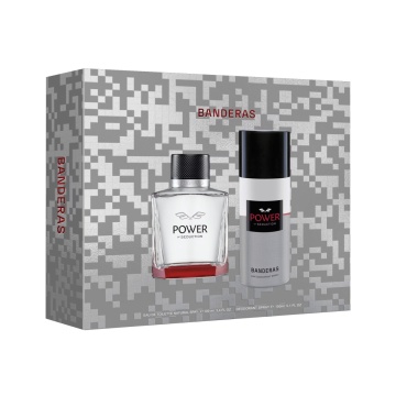 Set cadou Antonio Banderas Power Of Seduction pentru barbati, apa de toaleta 100 ml + deodorant spray 150 ml [7526]