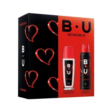 Set cadou Bu Heartbeat XS25 cu deodorant natural spray 75 ml si deodorant 150 ml [9121/0035]