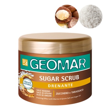 Tratament corporal scrub cu zahar drenant Geomar Thalasso, 600 g [2846] - Img 2